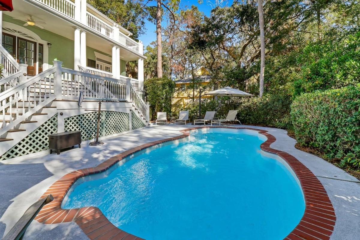 6 Bd 4 And One Half Bath Family Friendly Beach Home With Heated Pool Just A Block To The Beach Hilton Head Island Exterior photo